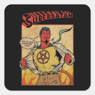 T-shirt Vierkante Sticker