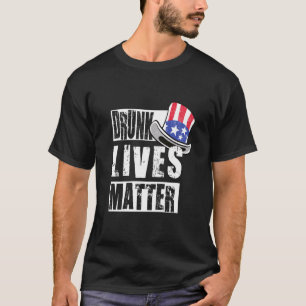 T-shirt Vies d'Ivrognes Comptent Drôle 14 juillet avec Amé