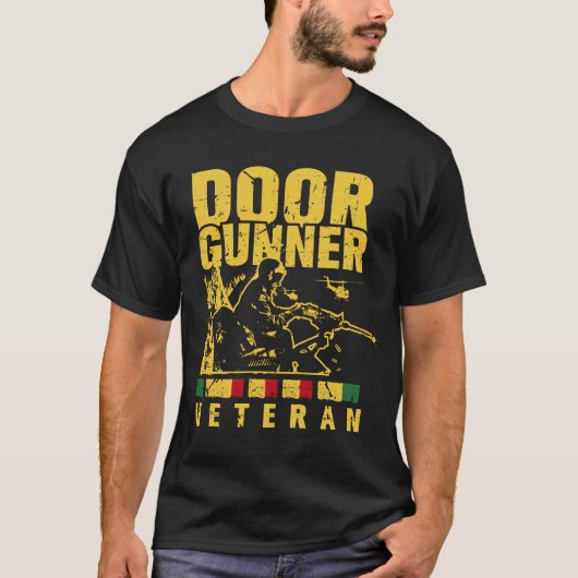 T-shirt Vietnam Door Gunners: Protecting the Skies. (Devant)