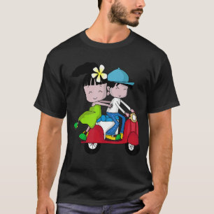 T-shirt Vietnam Thaïlande Scooter Paire cyclable