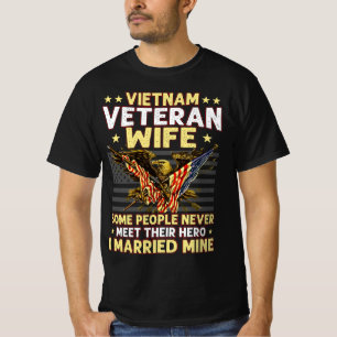 T-SHIRT VIETNAM VETERAN ÉPOUSE QUELQUES PERSONNES NE RENC