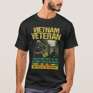 T-SHIRT VIETNAM VETERAN JE NE VAIS JAMAIS