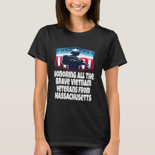 T-shirt Vietnam Vétérinaire Brave Vietnam vétérans du Mass