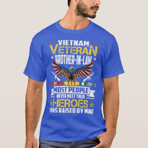 T-shirt Vietnam Vétérinaire BrotherInLaw Élevé Par Mon Hér