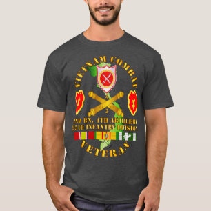 T-shirt Vietnam Vétérinaire de combat avec 2e Bn 4e Artill