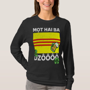 T-shirt Vietnam Viet St Patricks Day Mot Hai Ba Dzo Cheer