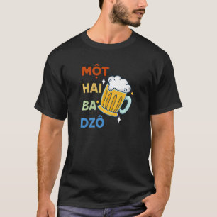 T-shirt Vietnam Vietnamiens Mot Hai Ba Dzo Un Deux Trois