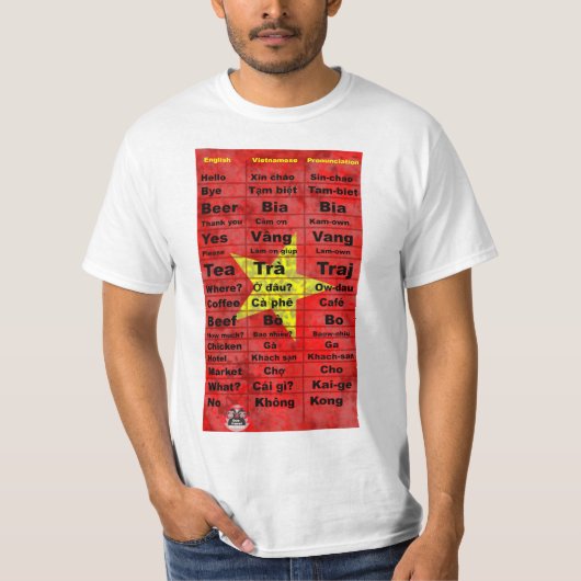 T-shirt vietnamien - DICTIONNAIRE (Devant)