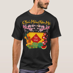 T-shirt Vietnamien Lunar New Year Tet Viet Tiger Chuc