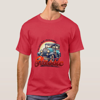 T-shirt " Vieux Amant De Voiture"