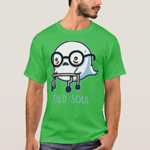 T-shirt Vieux Âme Funny mignon Littéral Vieux Âge Fantôme