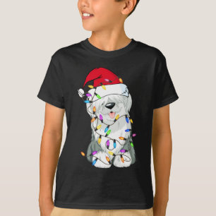 T-shirt Vieux anglais Cheepdog Chien clair Décor Chien de