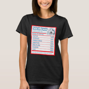 T-shirt Vieux anglais Cheepdog Propriétaire de la race Nut