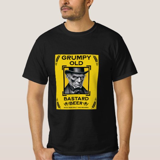T-shirt Vieux bâtard Grumpy (Devant)