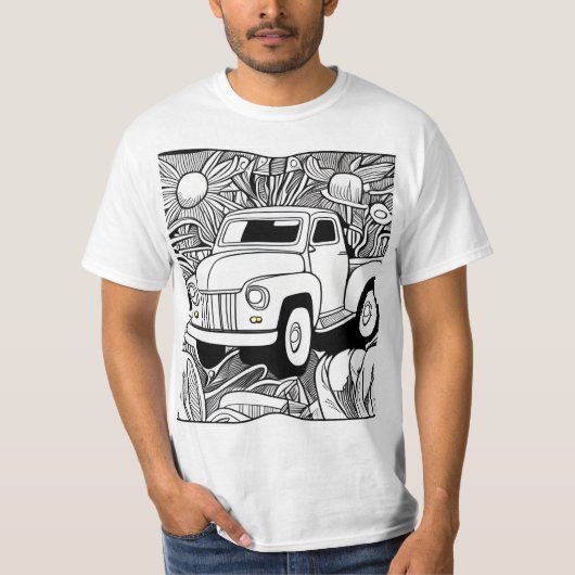 T-shirt Vieux camion (Devant)