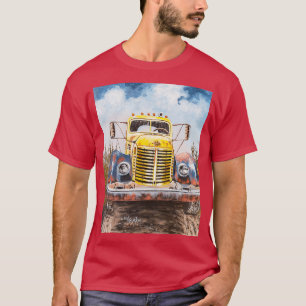T-shirt Vieux camion international Graphisme