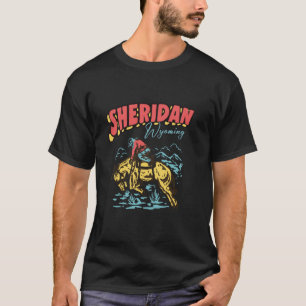 T-shirt Vieux Cavalier Cheval à Cheval Sheridan Wyoming So