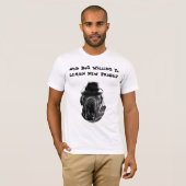 T-shirt Vieux Chien Prêt À Apprendre De Nouveaux Tricks Ma (Devant entier)