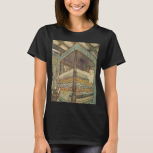 T-shirt Vieux Conte de Fées, Princesse et Petit Pois, Edmu