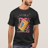 T-shirt Vieux cours musique Vintage (Devant)