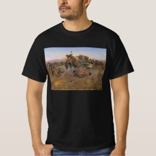 T-shirt Vieux Cowboys, l'ennui du cuisinier de camp par CM