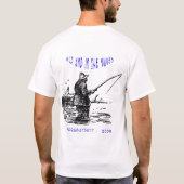 T-shirt Vieux et dans les vagues (Dos)