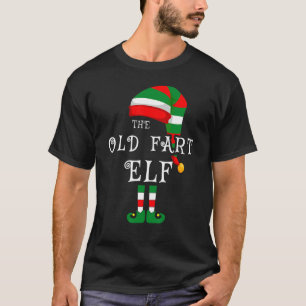 T-shirt Vieux Fart Elf Famille de Noël Correspondant Pajam
