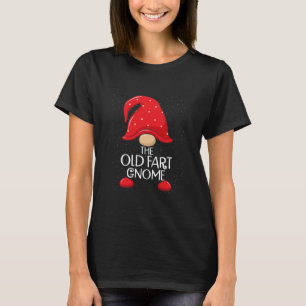 T-shirt Vieux Gnome de Con Matching Famille Groupe Noël Pa