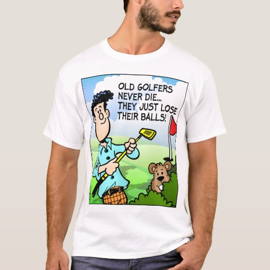 T-shirt Vieux Golfeur (Devant)