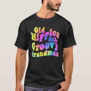 T-shirt Vieux Hippies Faire Super Grand-Mère Rétro les ann