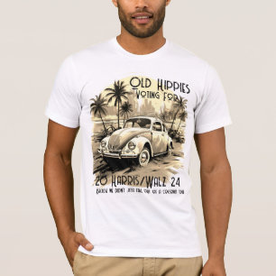 T-shirt Vieux hippies pour Harris/Walz