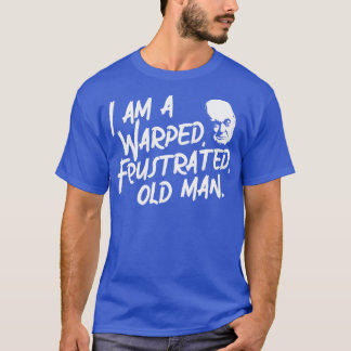 T-shirt Vieux homme frustré dérouté