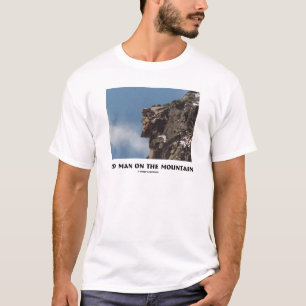 T-shirt Vieux Homme Sur La Montagne (Illusion D'Optique)
