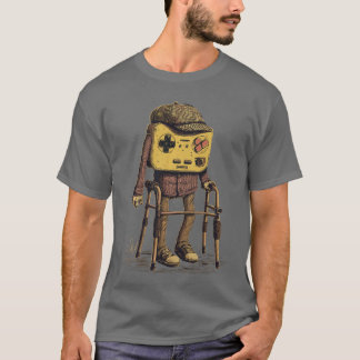 T-shirt Vieux joueur de jeu vidéo drôle rétro 80s 90s Ol