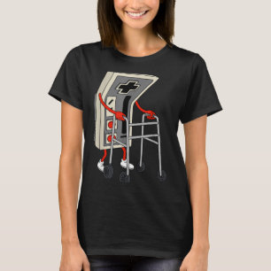 T-shirt Vieux joueur drôle de jeux vidéo rétro 80s 90s Ol