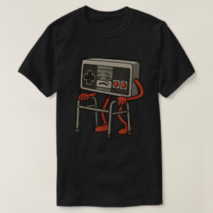 T-shirt Vieux joueur pour toujours Contrôleur de jeu vid