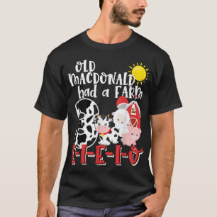 T-shirt Vieux MacDonald Ferme 3e anniversaire 3 ans Annive
