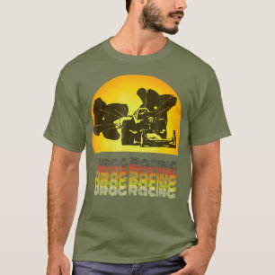 T-shirt Vieux Nostalgie de l'école avant moteur Dragster