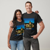 T-shirt Vieux pont médiéval la nuit à Nuremberg (Unisexe)
