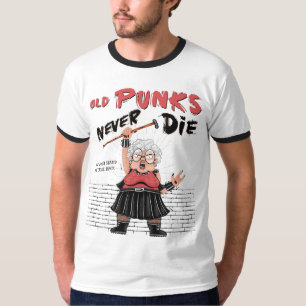 T-shirt Vieux Punks Ne Meurent Jamais - Punk Rock - Ce Gra