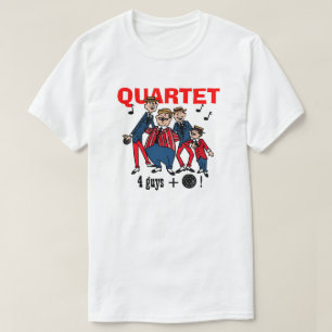 T-shirt Vieux quartet de raseur-coiffeur de mode