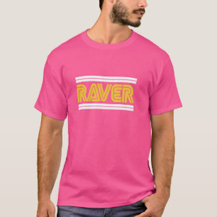 T-shirt Vieux Raver Skool, Raving, Rave Dance Music