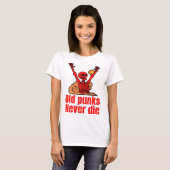 T-shirt Vieux Rockers Punk Ne Meurent Jamais T-ShirtVieux  (Devant entier)