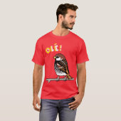T-shirt Vieux (rouge) (Devant entier)
