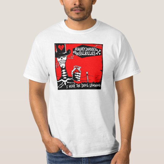 T-shirt Vieux Scratch-J'Entends Le Diable Rire (Devant)
