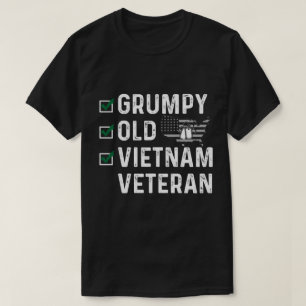 T-shirt Vieux vétéran du Viêt-nam grincheux
