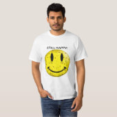 T-SHIRT VIEUX VISAGE HEUREUX. ANCIEN MAIS ENCORE HEUREUX (Devant entier)