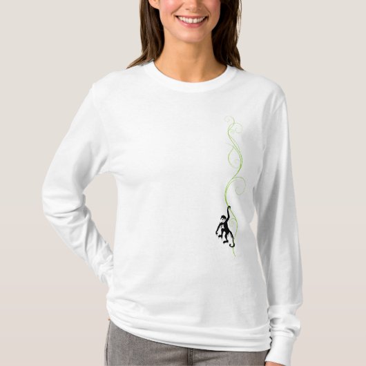 T-shirt vigne singe (Devant)