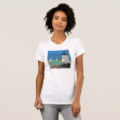 T-shirt Vignoble de Martha, Massachusetts | Phare (Devant entier)