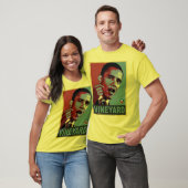T-shirt Vignoble d'Obama (avec de slogan le dos dessus) (Unisexe)